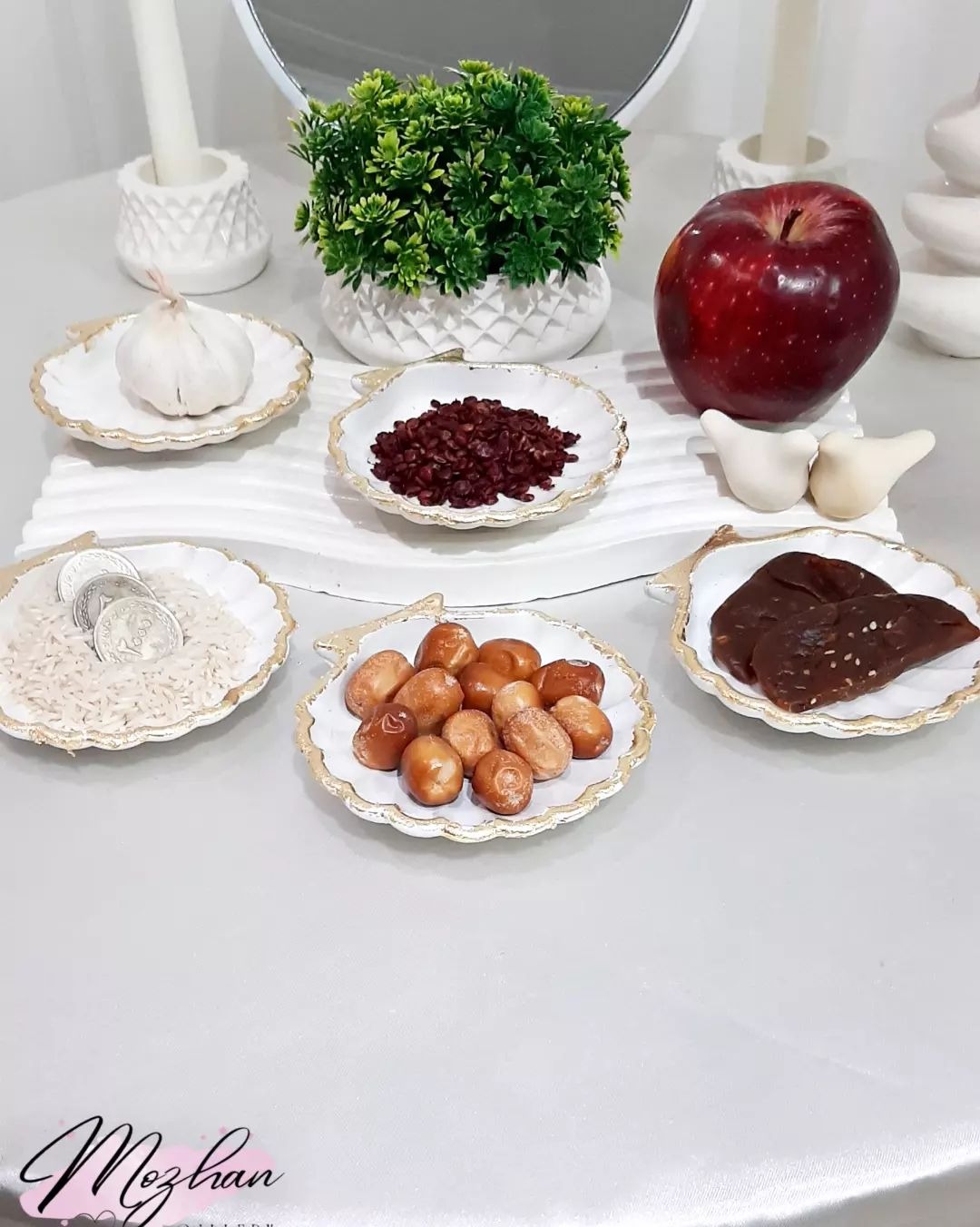 هفت سین سنگی بتنی صدف - Image 2