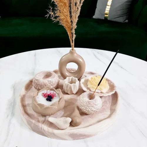 ست دکوری سنگی (اکسسوری سنگ مصنوعی) دلبر