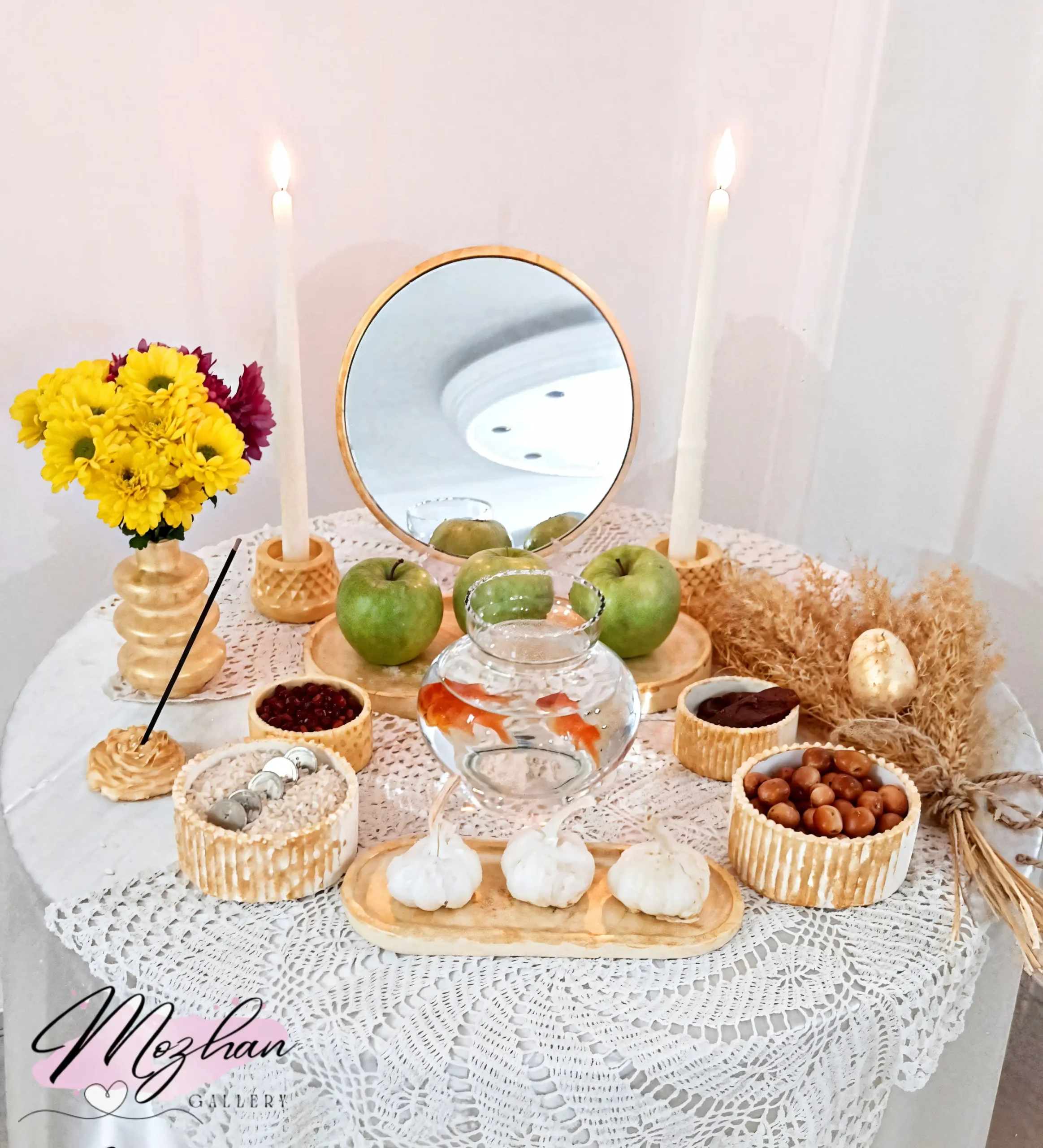 هفت سین سنگی بتنی طرح پتینه